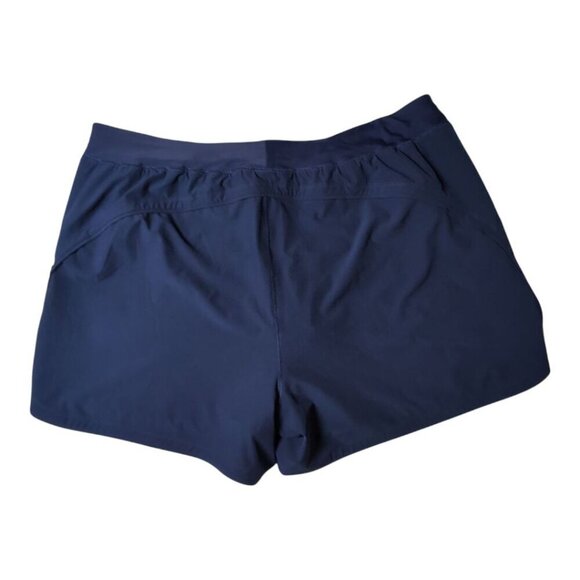 Lands End Board Shorts Women's Plus Size 5" Swim Bottom Pool Beach Navy Blue 24W - Picture 2 of 13